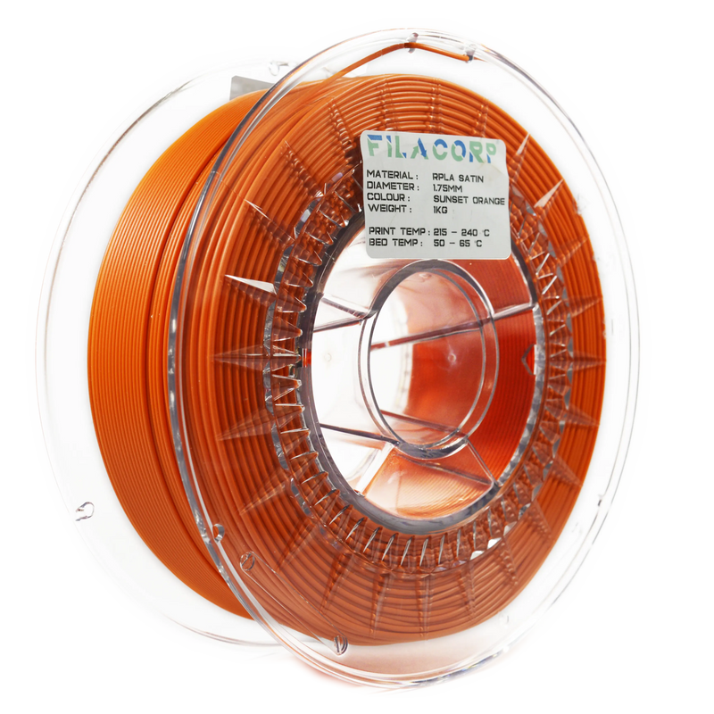 rPLA Satin - Sunset Orange Filacorp
