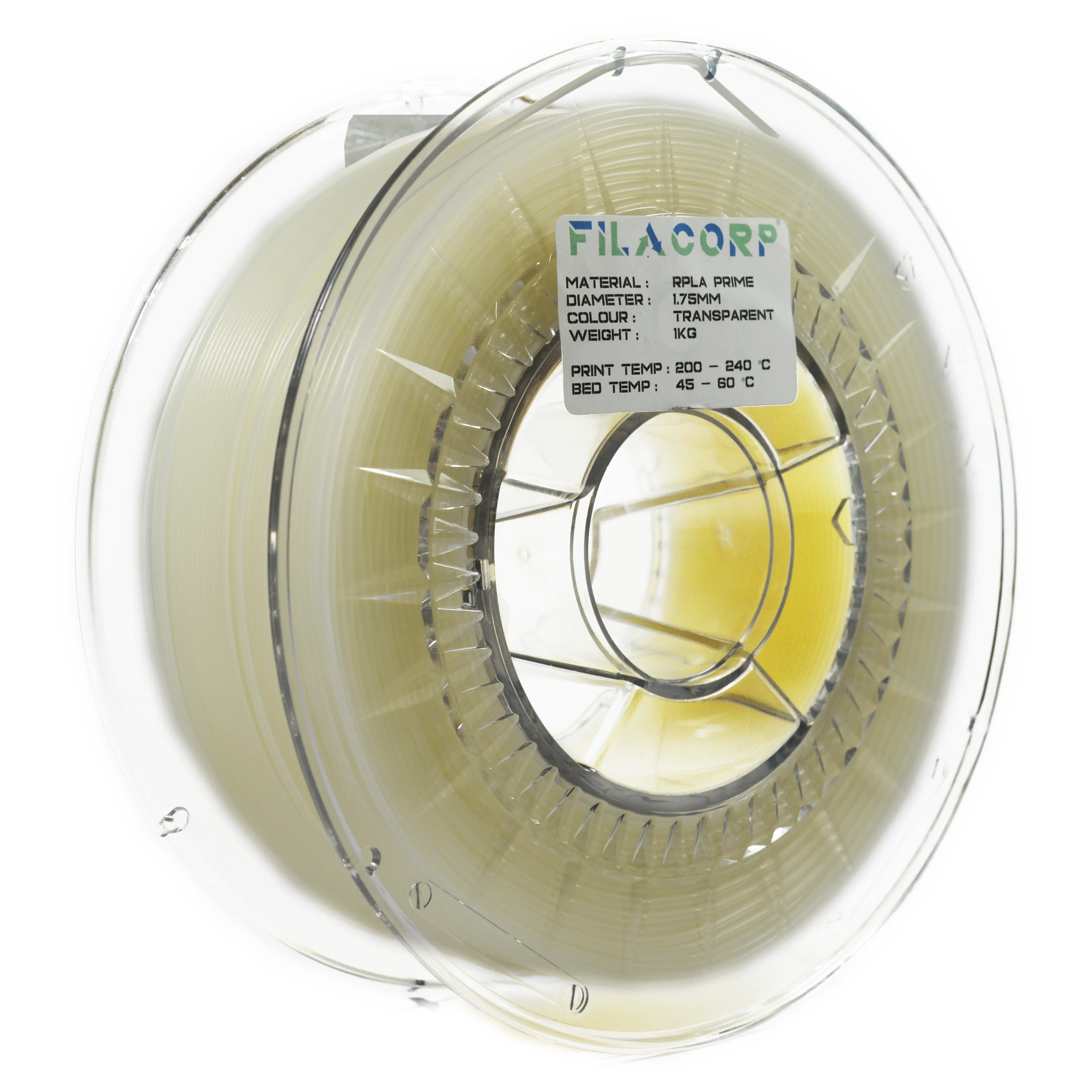 rPLA Prime - Transparent Filacorp