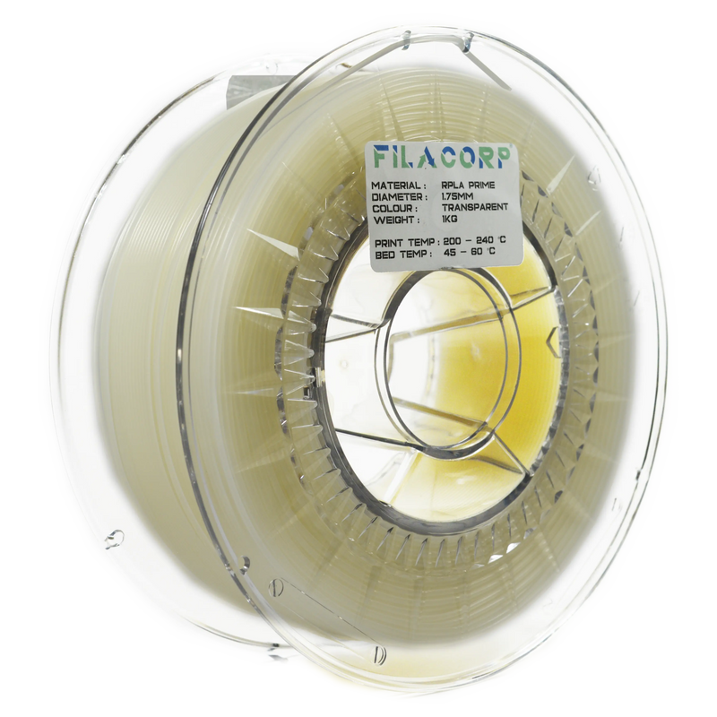 rPLA Prime - Transparent Filacorp